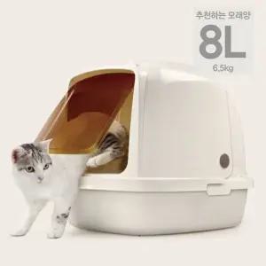캣아이디어 캣이어 대형 후드형 고양이지붕 화장실 L + 모래삽