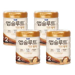 매일유업 앱솔루트 명작 2FL 2단계 800g 4개