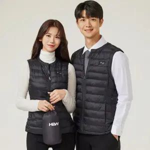 [히트2웨어] 스마트 발열조끼 온열조끼 골프 낚시 캠핑 남성 여성 USB