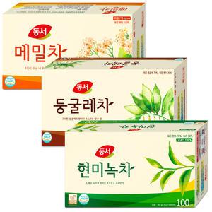 동서 현미녹차 100T+메밀차 100T+둥굴레차 100T