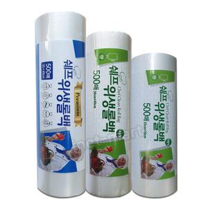 쉐프 대용량 위생롤백  500매 / 소형(25x35cm), 중형(30x40cm), 대형(35x45cm)