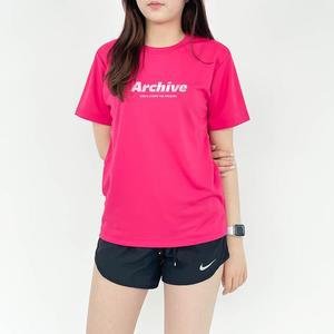 [험블] 레터링 쿨론티 냉감 라운드 운동복 반팔티