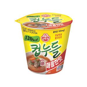 오뚜기 컵누들 매콤한맛 컵라면 6개입 2개