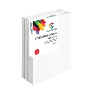 아트박스 아트피스 컬러프로젝트 면천 캔버스 A3 4개입