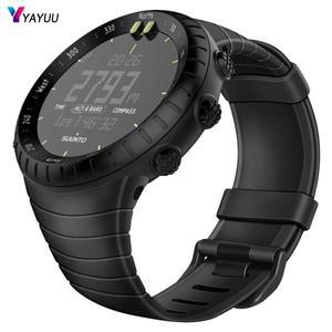 Suunto Core용 실리콘 시계 밴드, 금속 걸쇠 스트랩, 스포츠 교체