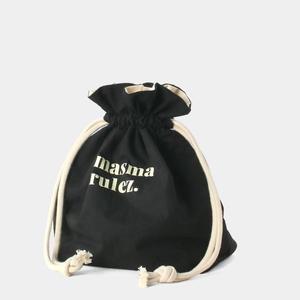 [마스마룰즈]2 way string bag _ Black