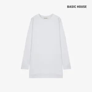 (최초가:29,900원) 베이직하우스 여성 면싱글레이어드 롱 긴팔티셔츠 LATS0217