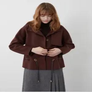[올리비아로렌] 브루종숏핸드메이드코트VOCFU3W9351
