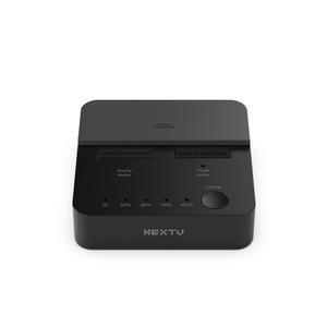 넥스트유 크반각 M2357DCU3 듀얼 도킹 스테이션 M.2 NVMe SSD 클론 복사기