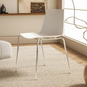 카페의자 플라스틱 인테리어 식당 업소용 테라스 크롬라인