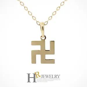 [호림쥬얼리]14K정.품)깜찍)심플(HR)14K 리틀부타 만자 펜던트(NO.493)