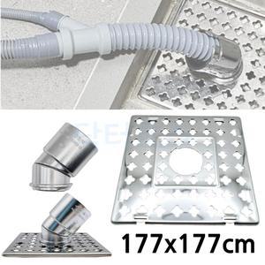 닥터호스 대상 배수유가 세탁기배수구유가 커버 덮개 뚜껑 세탁실유가 177mm(200mm)