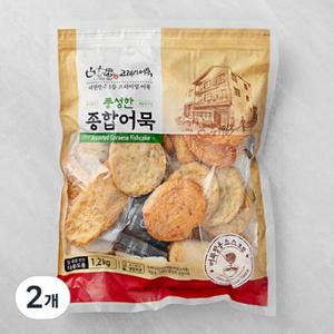 고래사어묵 풍성한 종합어묵 1.2kg, 2개 one option