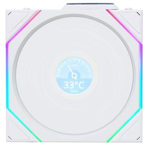리안리 UNI FAN TL Wireless LCD 120 시스템쿨러 (화이트)