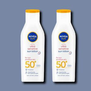 [기타] 니베아 선크림 울트라 센서티브 선로션 200ml 2개 바디겸용 저자극