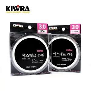 키우라 에스테르라인 투명 블랙 110m 대용량 한치 갈치 갑오징어 선상오모리그 목줄채비