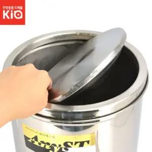 뱅뱅이휴지통 스텐쓰레기통 20-49L 회전 야외용휴지통/쓰레기/휴지/다용도/사무/가정/업소/매장/분리/수거
