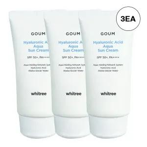 화이트리 고움 히알루론산 수분 선크림 60mlx3개