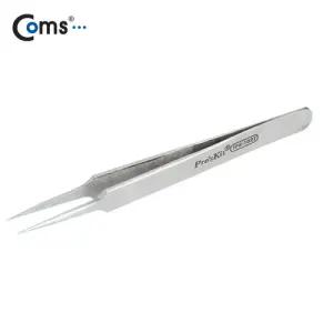 Prokit 초정밀 핀셋(1PK-102T). 직선형 쪽집게(족집게). 기판 회로 작업. 다용도 정밀 작업/포인트집게