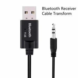 무선 오디오 어댑터 블루투스 5.0 수신기 차량용 키트 3.5MM 잭 AUX 자동 스테레오 음악 USB 동글 스피커