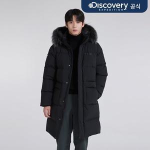 [디스커버리]남성 고쉬 구스다운 롱패딩 (BLACK)
