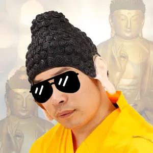 석가모니 부처님 모자 인생네컷소품 웃긴수영모 쓸데없는 신박한선물