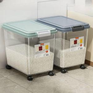 쌀통 20kg 용기 미락 락앤락 잡곡통 도자기 원터치