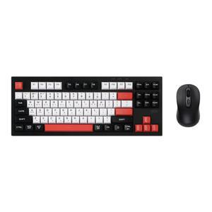 지클릭커 오피스프로 WMK90 사일런스 M 무소음 무선 블루투스 키보드 마우스 세트 87 Poker