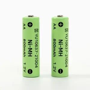 800mAh 니켈수소 AA 충전지 2p세트/리튬이온 배터리 보호 회로 내장 니켈수 세트 후레쉬 재 건전지 안전