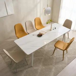 트루디 양면 통세라믹 6인용 식탁세트 1800(의자6)