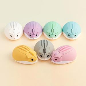 귀여운 무선 4G USB 에이 디자인 햄스터 1200 마우스 일시 인체 크리 광학 중지 아이 미니 노트북 인치 공학적 티브 PC 마우스 선물