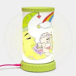 정인아트 원기둥 LED 컬러링 램프 (달별)