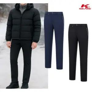 [콜핑]콜핑 남성 겨울 고기능성 쉘러 방풍발수 스판 등산 바지 KSC950QP0M
