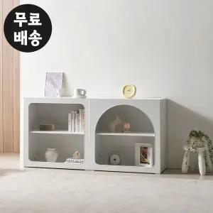 [벤티스가구]허밍 2단 선반 수납장 세트 선반 주방 인테리어 수납장 모듈 슬림(베이직형+아치형)