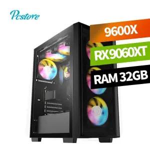 피씨스토어 베스트 게이밍PC 9600X RX9060 XT 라라랜드 (32GB, M.2 1TB)