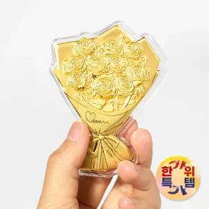 [한국금다이아몬드] *한가위특가* 순금 선물 꽃다발 골드바 24K 0.2G