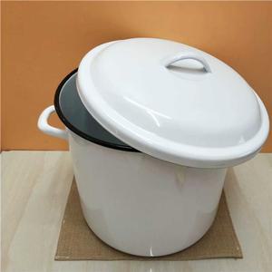 25kg 점보 빈티지 법랑 600ML 쌀통 뚜껑 보관 29CM 정밀형 밀폐형 냄비 방지