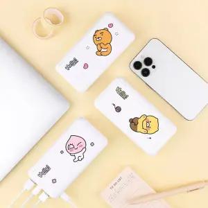 대용량 보조배터리 20000mah PD QC 3.0 춘식이 인형 어피치 캐릭터 소모품 겨울 라이언