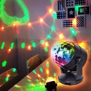 LED 디스코 파티볼 미러볼 화려한 조명/노래방/USB/연결/충전/무대/등/싸이키/홈/파티/클럽/사이키/행사
