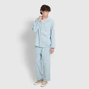 [JAJU](강남점)25F/W 남 플란넬 파자마 세트 J215401106