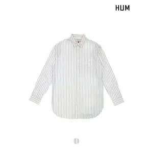 [본사][HUM]유니)50수평직 오버핏 변형ST 셔츠(FHMSCSL703M)