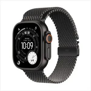 애플워치 울트라 3 셀룰러 49mm 블랙 티타늄 케이스 블랙 티타늄 밀레니즈 루프(S) MF1N4KH/A