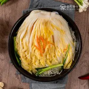 전라도 백김치 1kg 배추동치미 (국내산 100% 재료만 사용 HACCP 당일제조) 김치담는가족