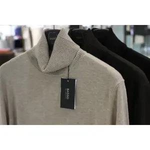 [바쏘](의정부점)25FW 캐시미어 블랜딩 데일리 터틀넥(목폴라) 니트3종 [ 블랙,베이지,딥브라운 ]