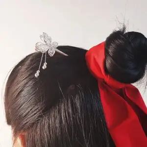나비 순은 한복 실버 전통 악세사리 올림머리 은비녀_WE27928