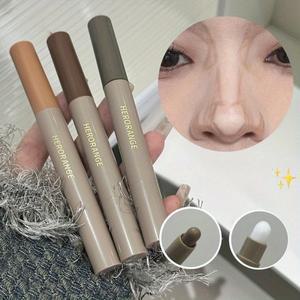 하이라이팅 & 브론저 스틱: 브러시 브라이트닝 컨실러 펜 노즈 섀도우 및 컨투어링이 포함된 오래 지속되는