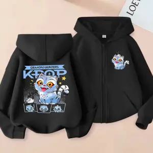 케이팝 데몬헌터스 후드 집업 티 맨투맨 아동 호랑이 조이 사자보이스 남아 여아 바지 루미