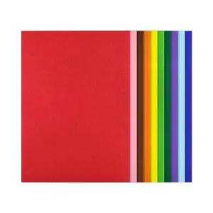 펠트지 A4 10색 10매 비접착 접착 부직포 환경판 만들기 꾸미기 혼합색상