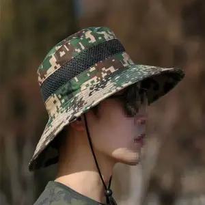 여행모자 밀리터리룩 여름 메쉬 모자 턱끈