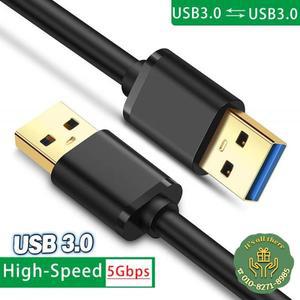 1m-2m USB-USB 연장 케이블 A 남성-남성 3.0 라디에이터 하드 디스크 TV 박스